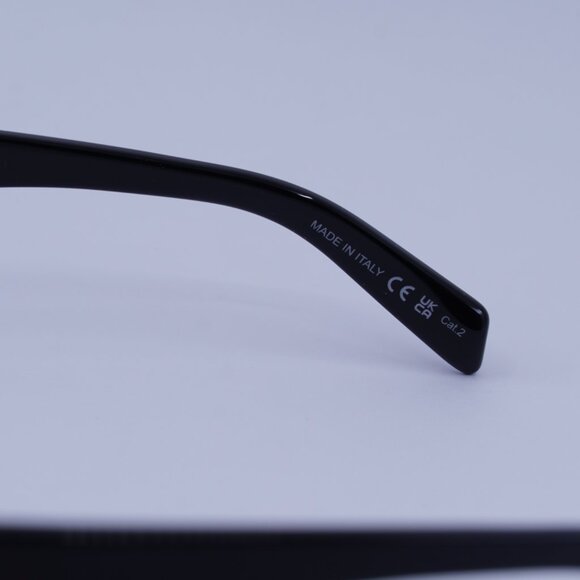 Saint Laurent SL462SULPICE 009 Sunglasses Black Cat Eye Frame, Yellow Lenses - Picture 8 of 13